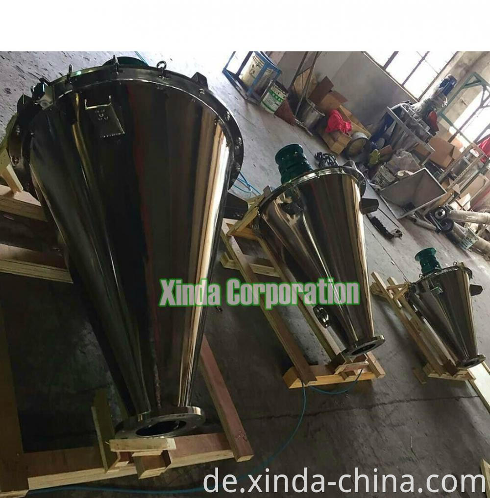 Double Auger Cone Mixing Machine